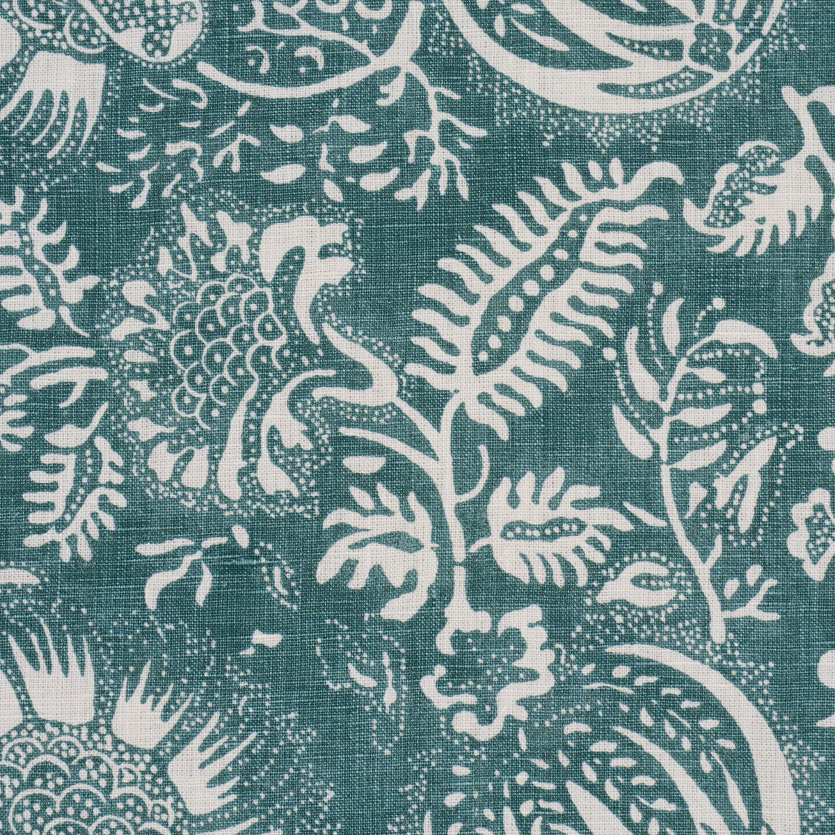 POMEGRANATE-PRINT-PEACOCK-SCHUMACHER-177696 - Schumacher Fabric