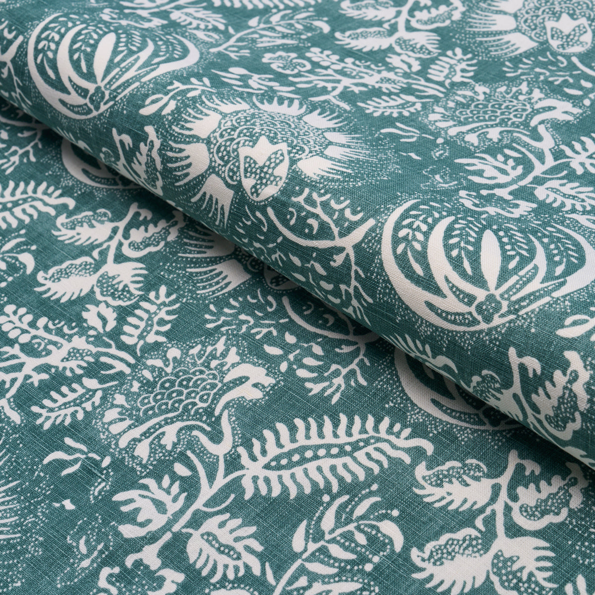 POMEGRANATE-PRINT-PEACOCK-SCHUMACHER-177696 - Schumacher Tela