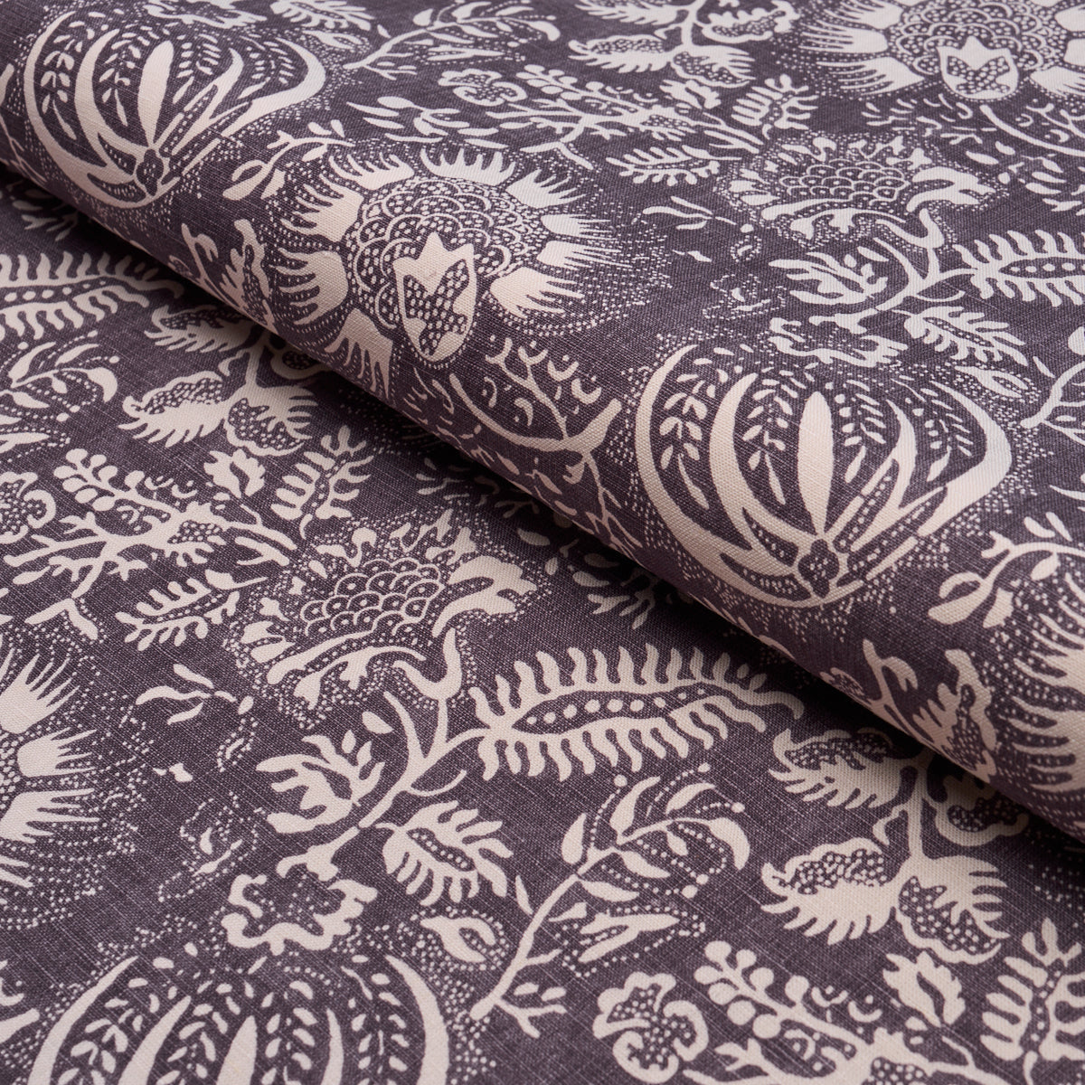 POMEGRANATE-PRINT-AUBERGINE-SCHUMACHER-177697 - Schumacher Fabric