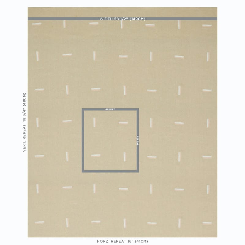 ICEHOUSE-HAND-BLOCK-PRINT-SAND-SCHUMACHER-177913 - Schumacher Fabric