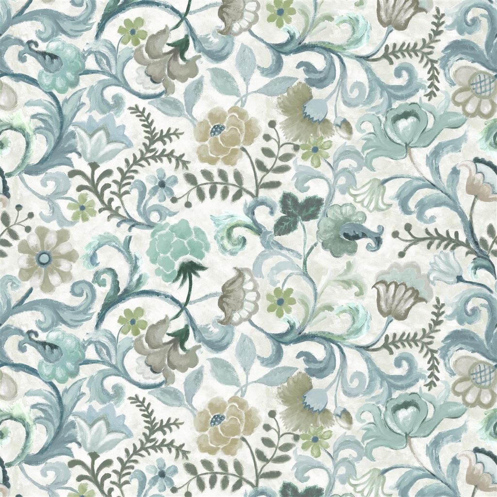 osier-damasse-eau-de-nil-designers-guild-fdg3287-03 - Designers Guild Fabric