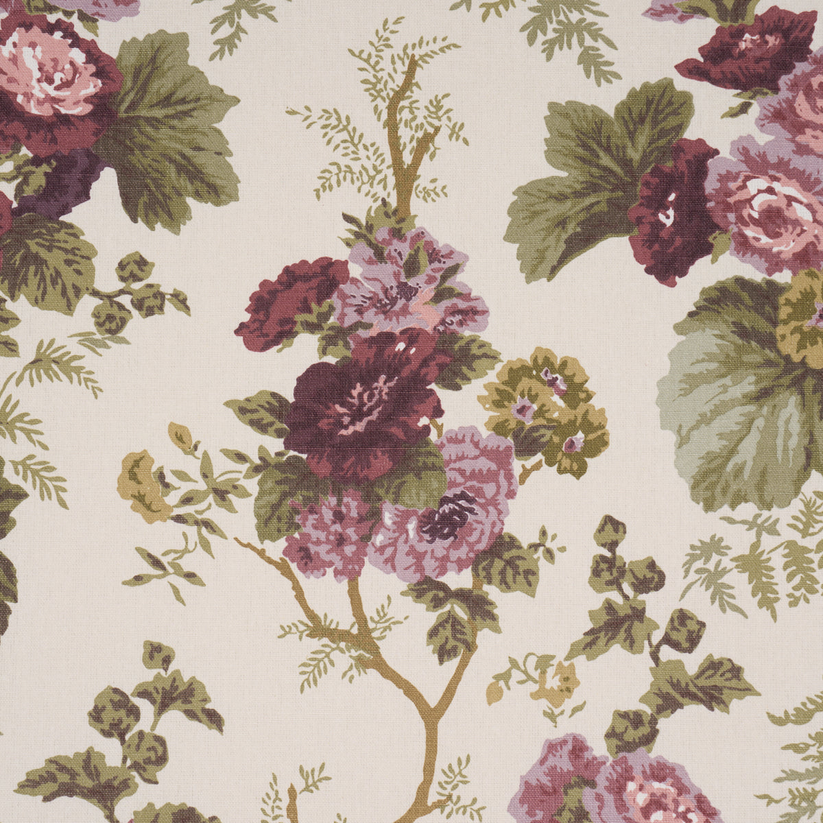 Wycombe Park - Aubergine - Schumacher 178115 Fabric - Schumacher Fabric