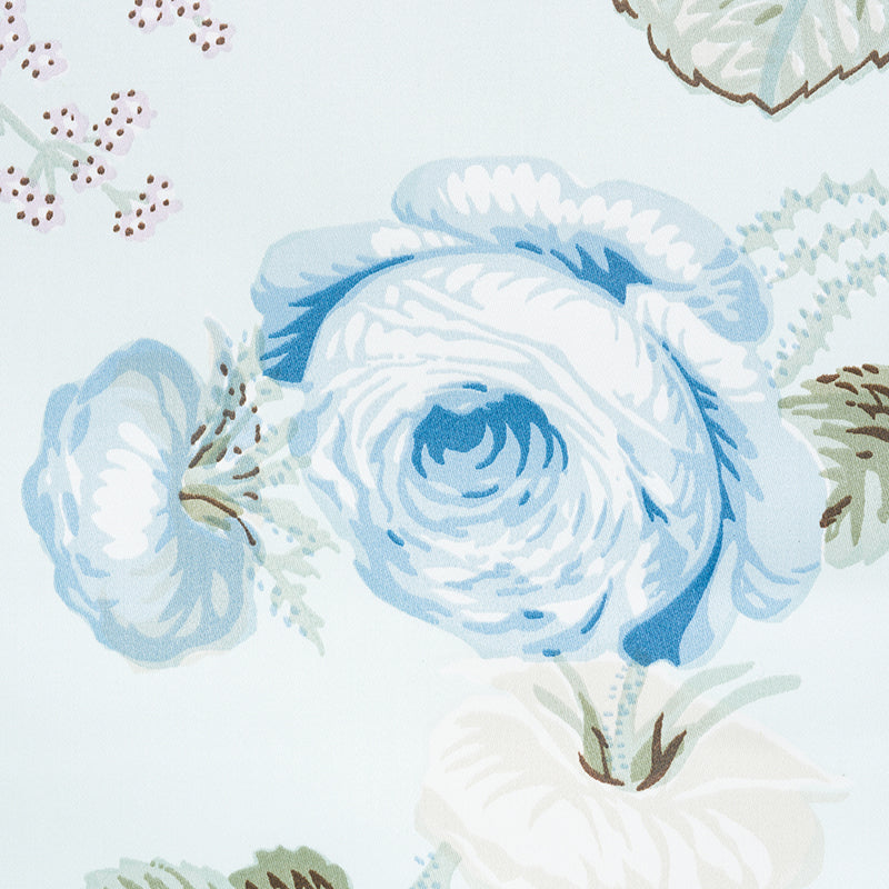 SALISBURY-CHINTZ-CELADON-SCHUMACHER-178150 - Schumacher Fabric