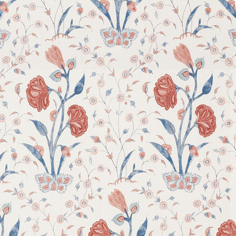 KHILANA-FLORAL-DELFT-ROSE-SCHUMACHER-178330 - Schumacher Tela