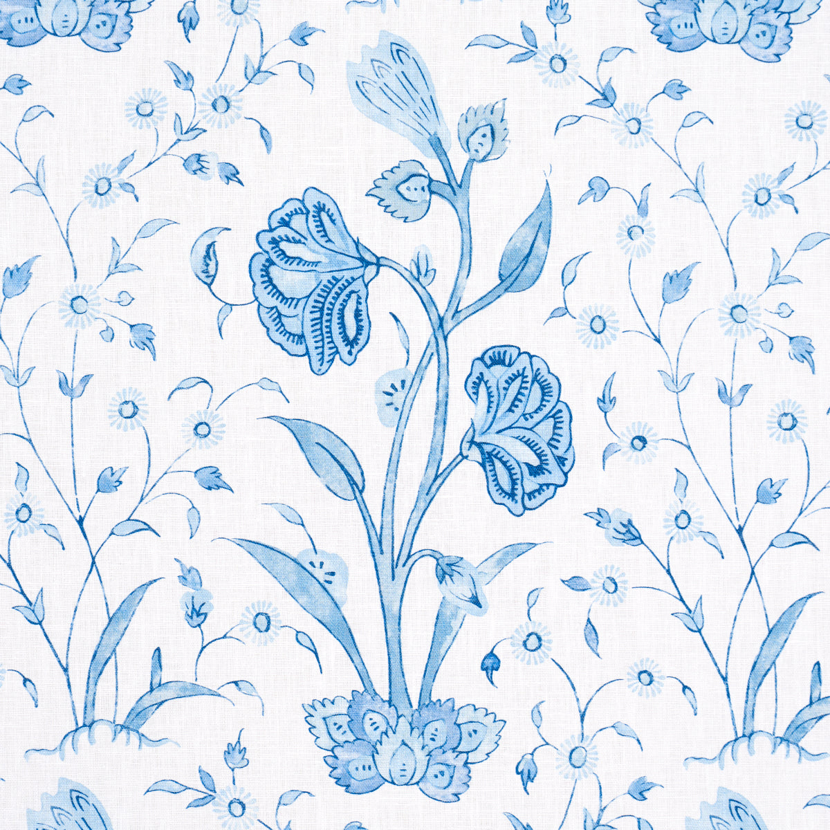 KHILANA-FLORAL-PORCELAIN-SCHUMACHER-178335 - Schumacher Fabric