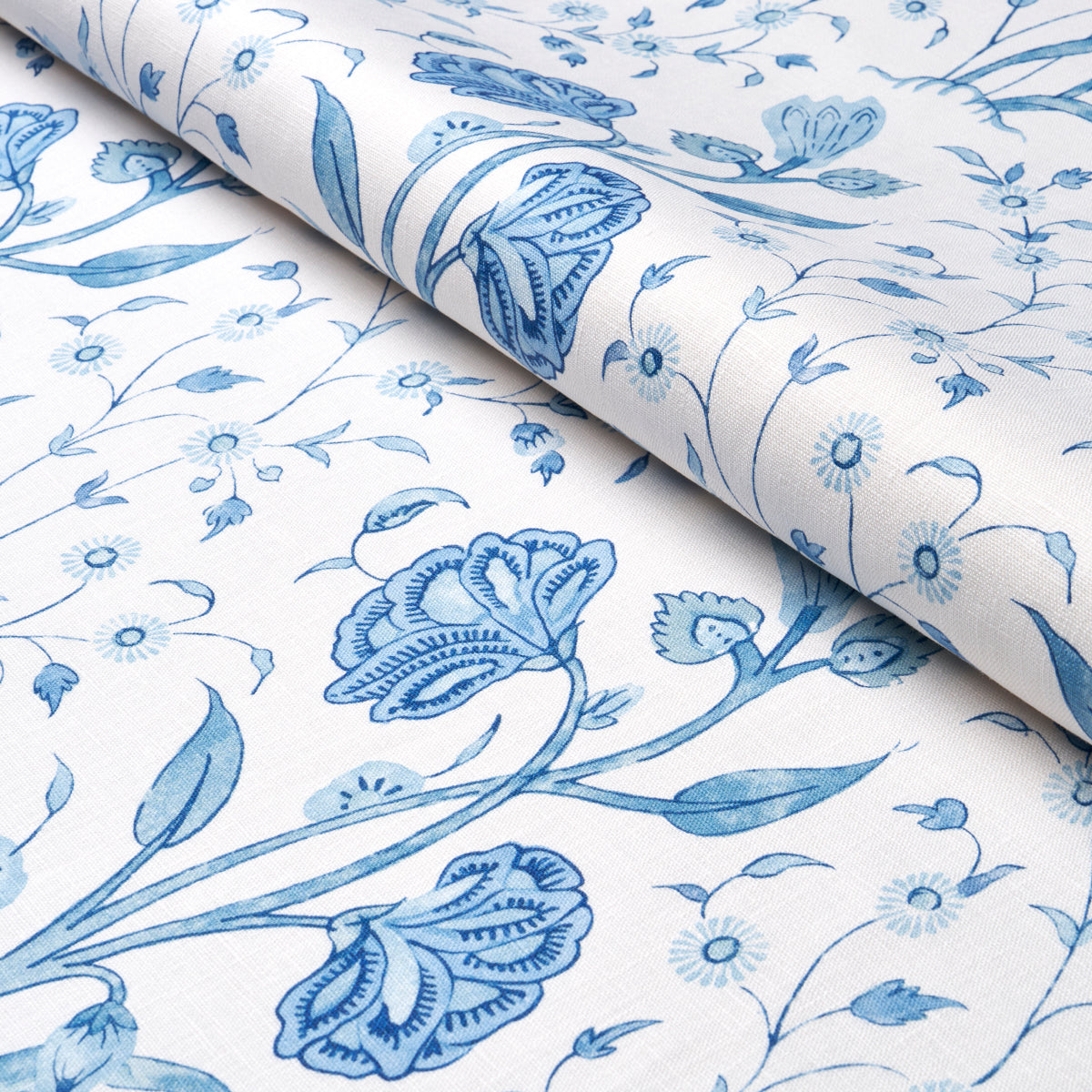 KHILANA-FLORAL-PORCELAIN-SCHUMACHER-178335 - Schumacher Fabric