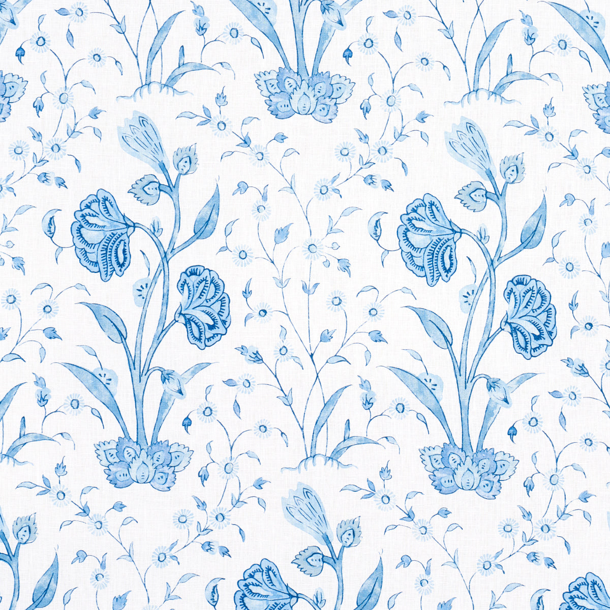 KHILANA-FLORAL-PORCELAIN-SCHUMACHER-178335 - Schumacher Tela