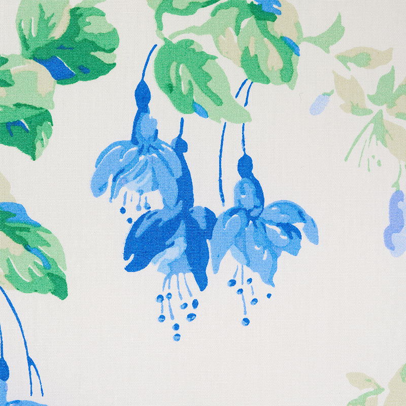 GARDEN-GATE-CHINTZ-COBALT-SCHUMACHER-178680 - Schumacher Fabric