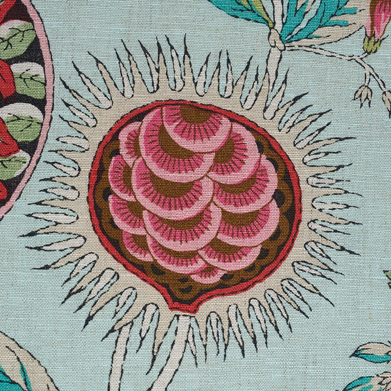 Roca Redonda - Mineral & Pink - Schumacher 178770 Fabric - Schumacher Fabric