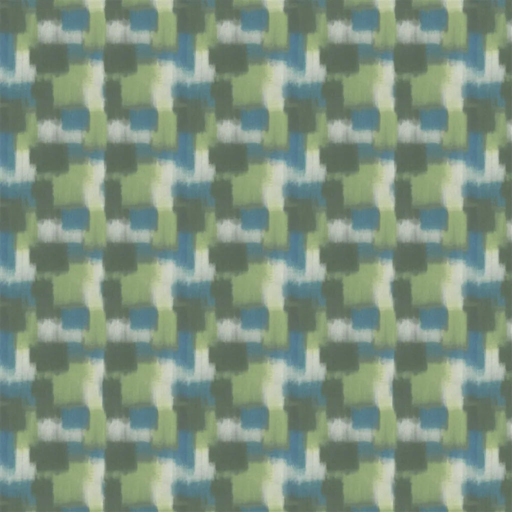 Carrés Ombrés Moss Wallpaper