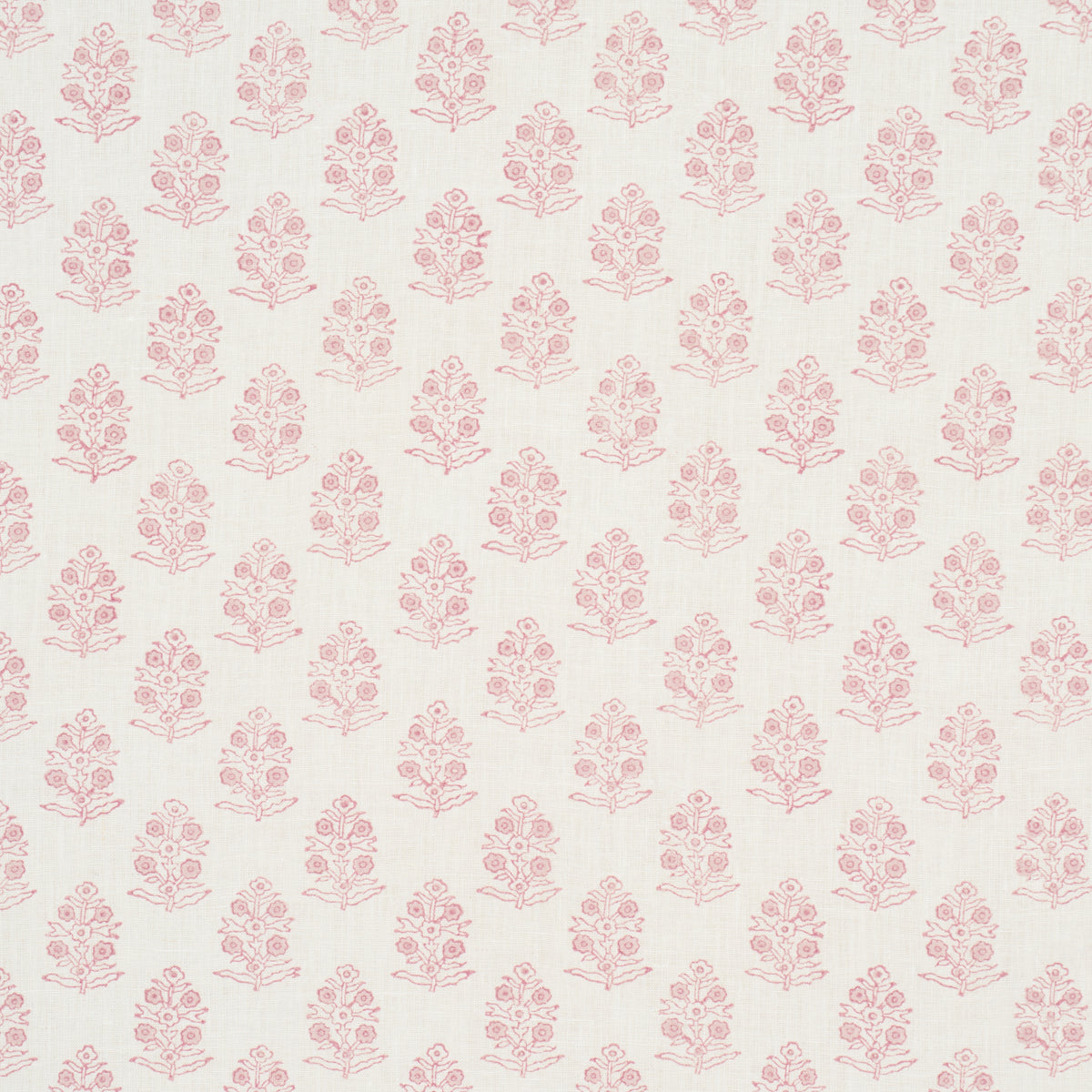 ADITI-HAND-BLOCKED-PRINT-BLUSH-SCHUMACHER-179365 - Schumacher Tela