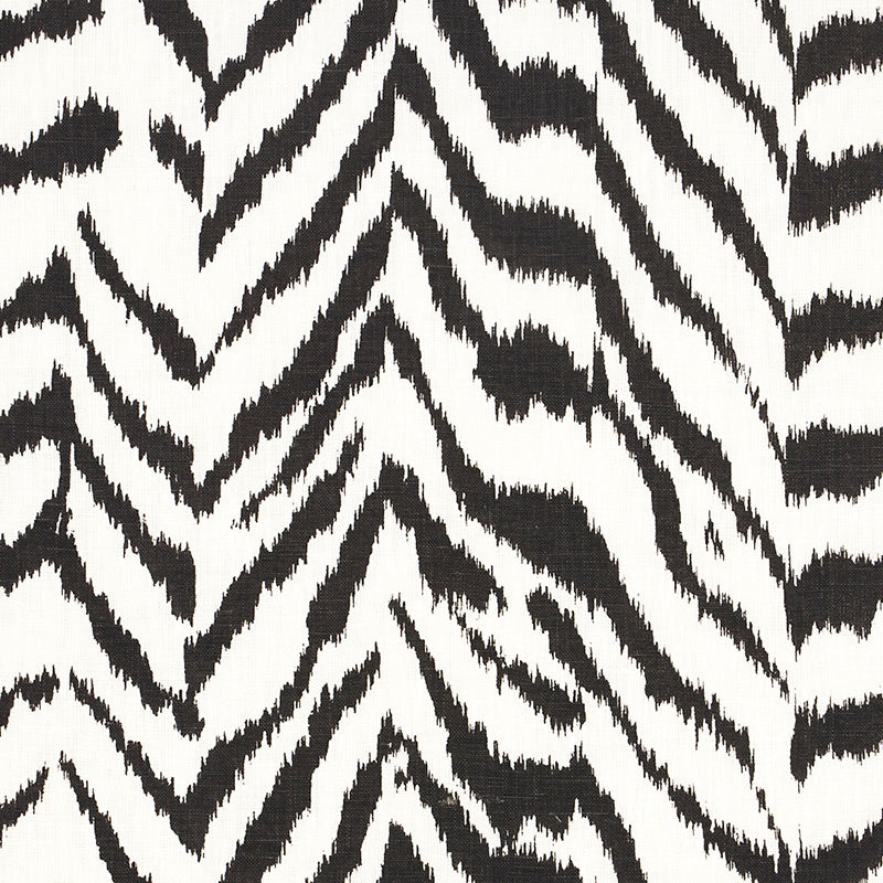 QUINCY-HAND-PRINT-BLACK-SCHUMACHER-179410 - Schumacher Fabric