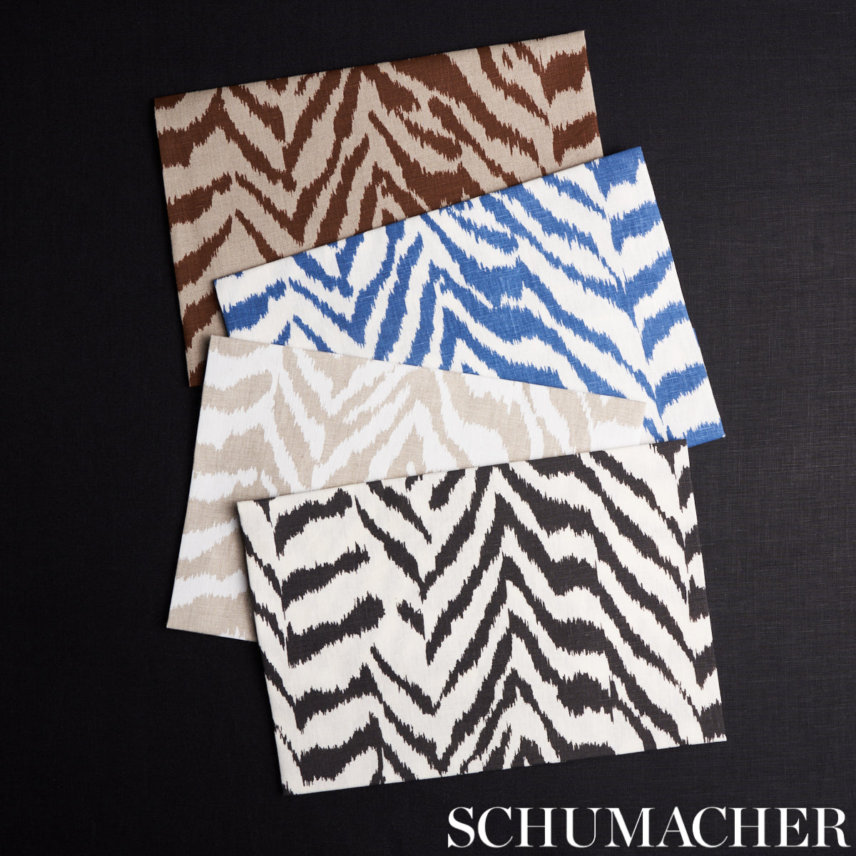 QUINCY-HAND-PRINT-BLACK-SCHUMACHER-179410 - Schumacher Fabric