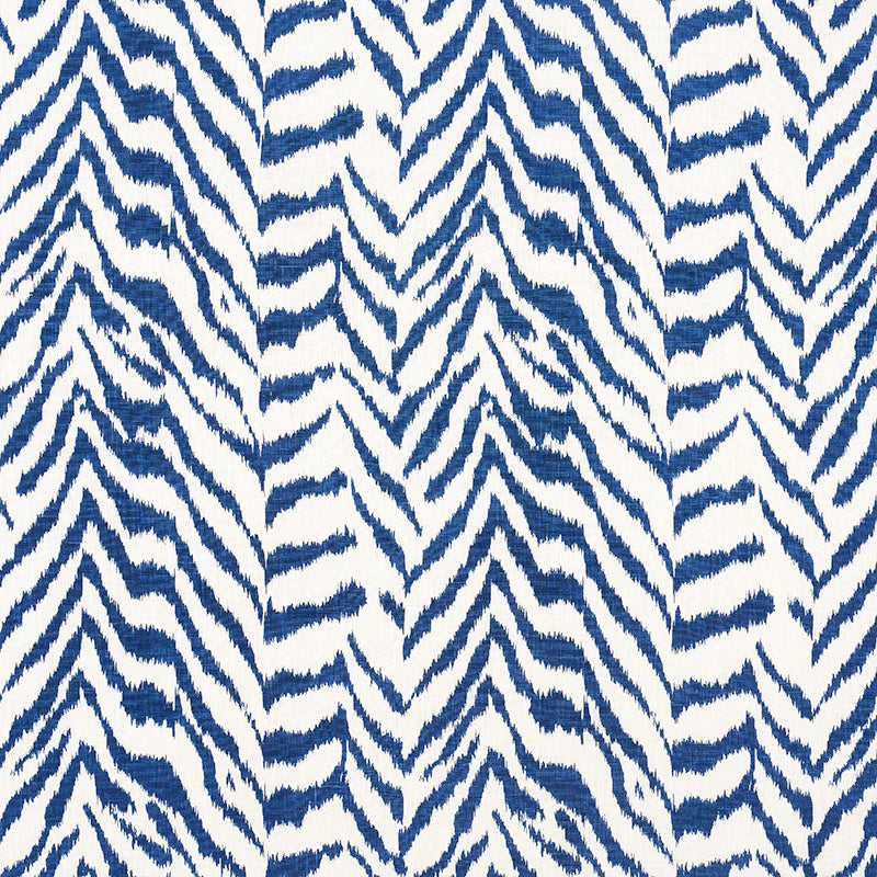 QUINCY-HAND-PRINT-BLUE-SCHUMACHER-179412 - Schumacher Fabric