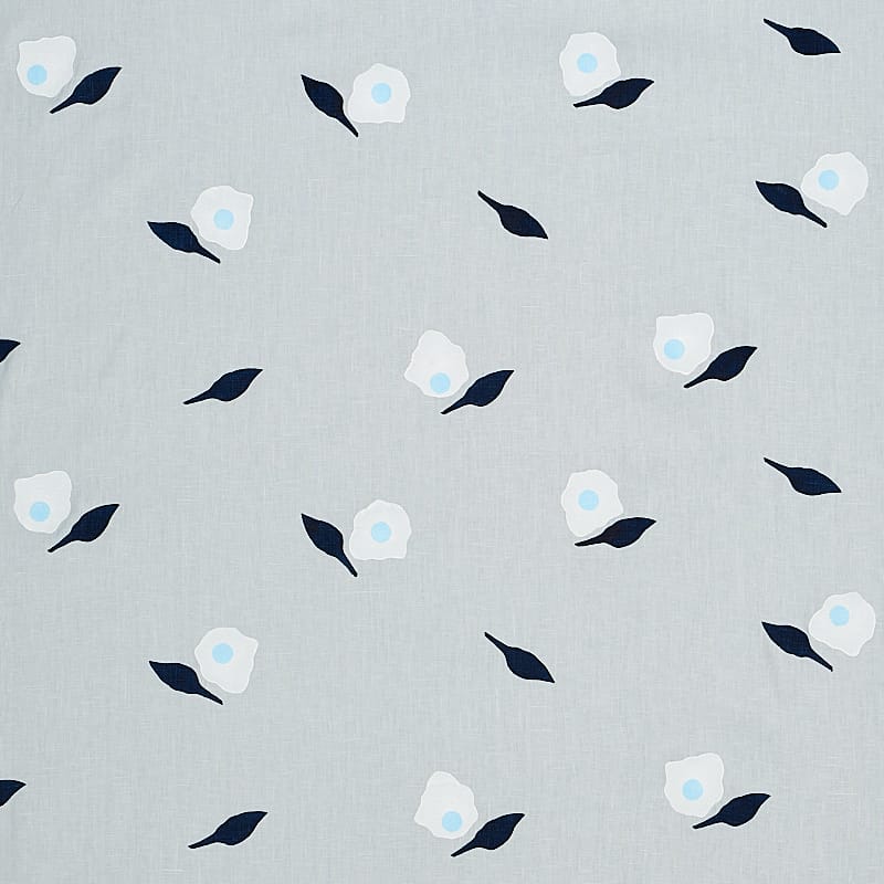 AQUINNAH-HAND-BLOCK-PRINT-SKY-SCHUMACHER-179890 - Schumacher Fabric