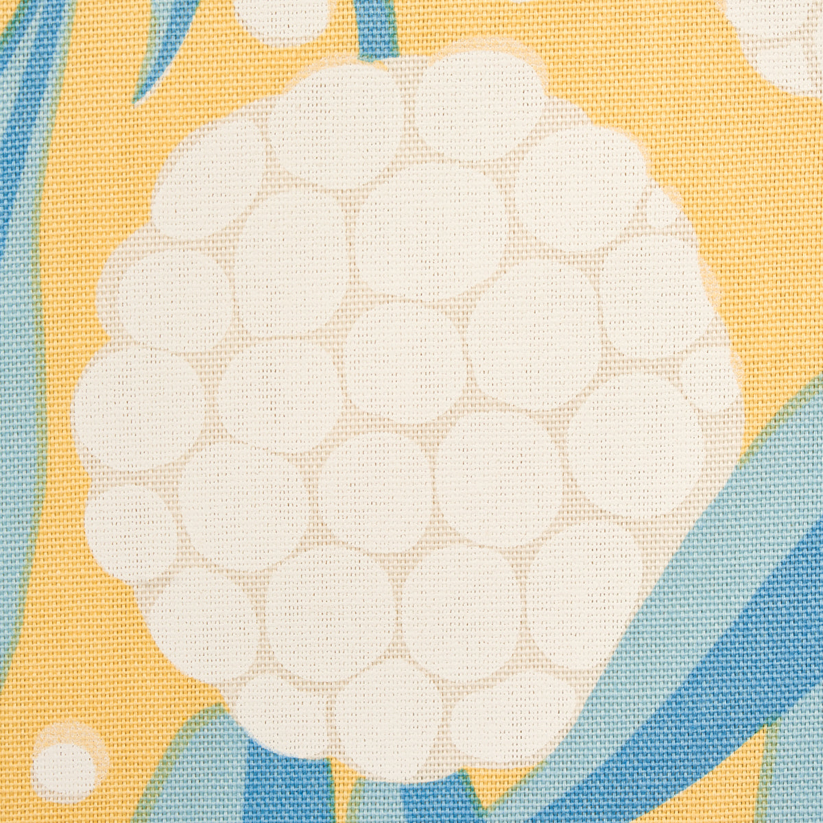 Rubus Cotton Linen - Yellow - Schumacher 180072 Fabric - Schumacher Fabric