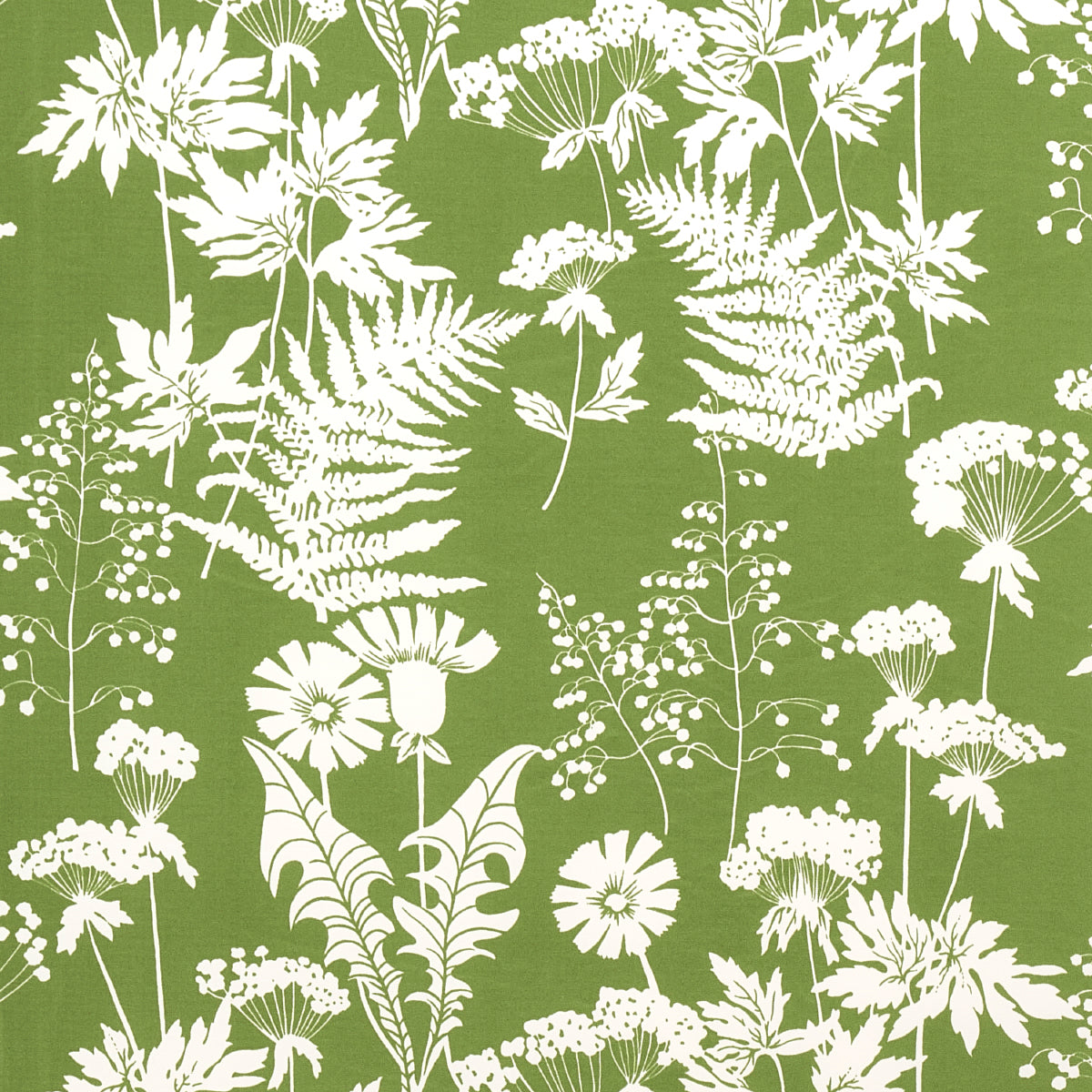 SPRING-FLORAL-INDOOR-OUTDOOR-GREEN-SCHUMACHER-180221 - Schumacher Fabric