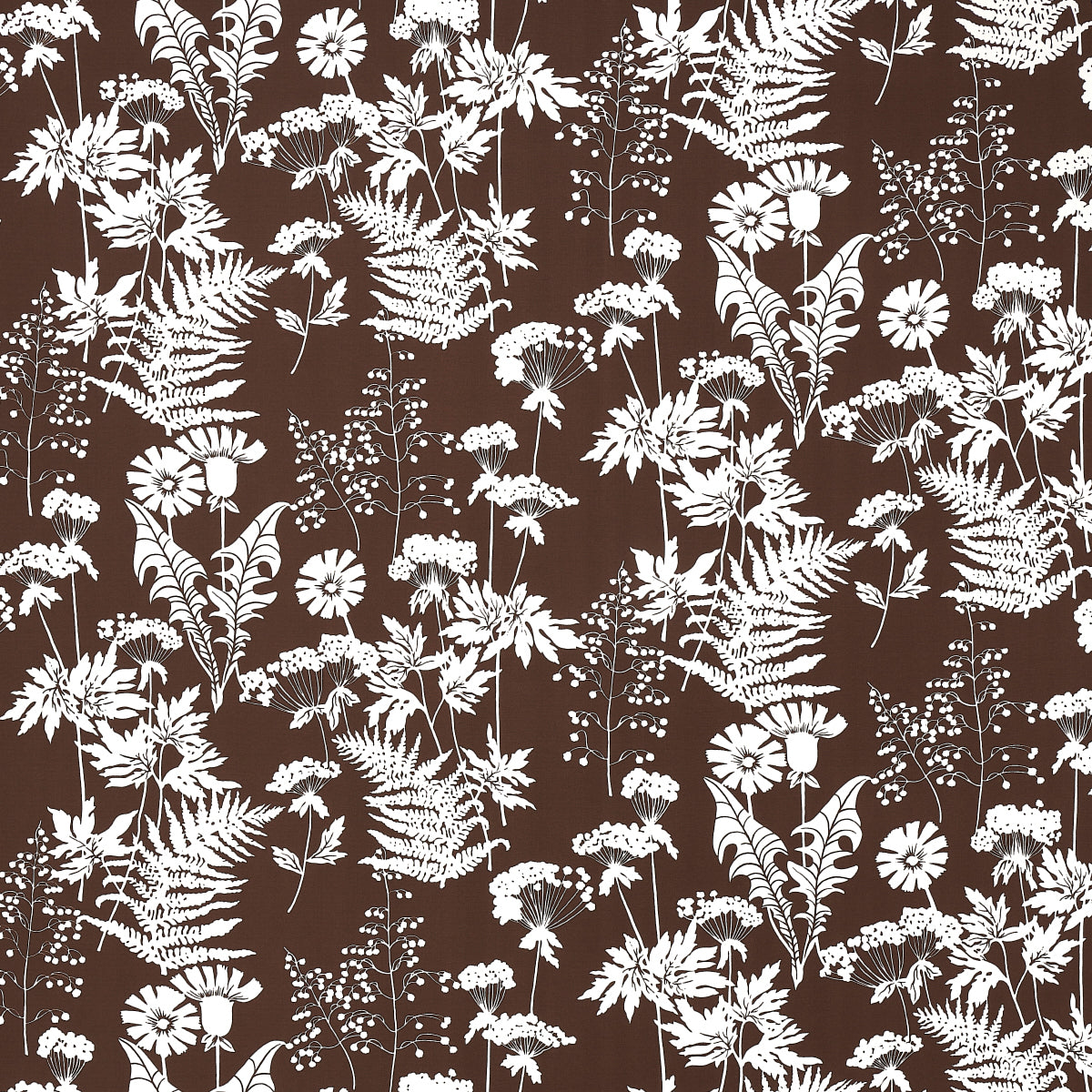 SPRING-FLORAL-INDOOR-OUTDOOR-BROWN-SCHUMACHER-180222 - Schumacher Fabric
