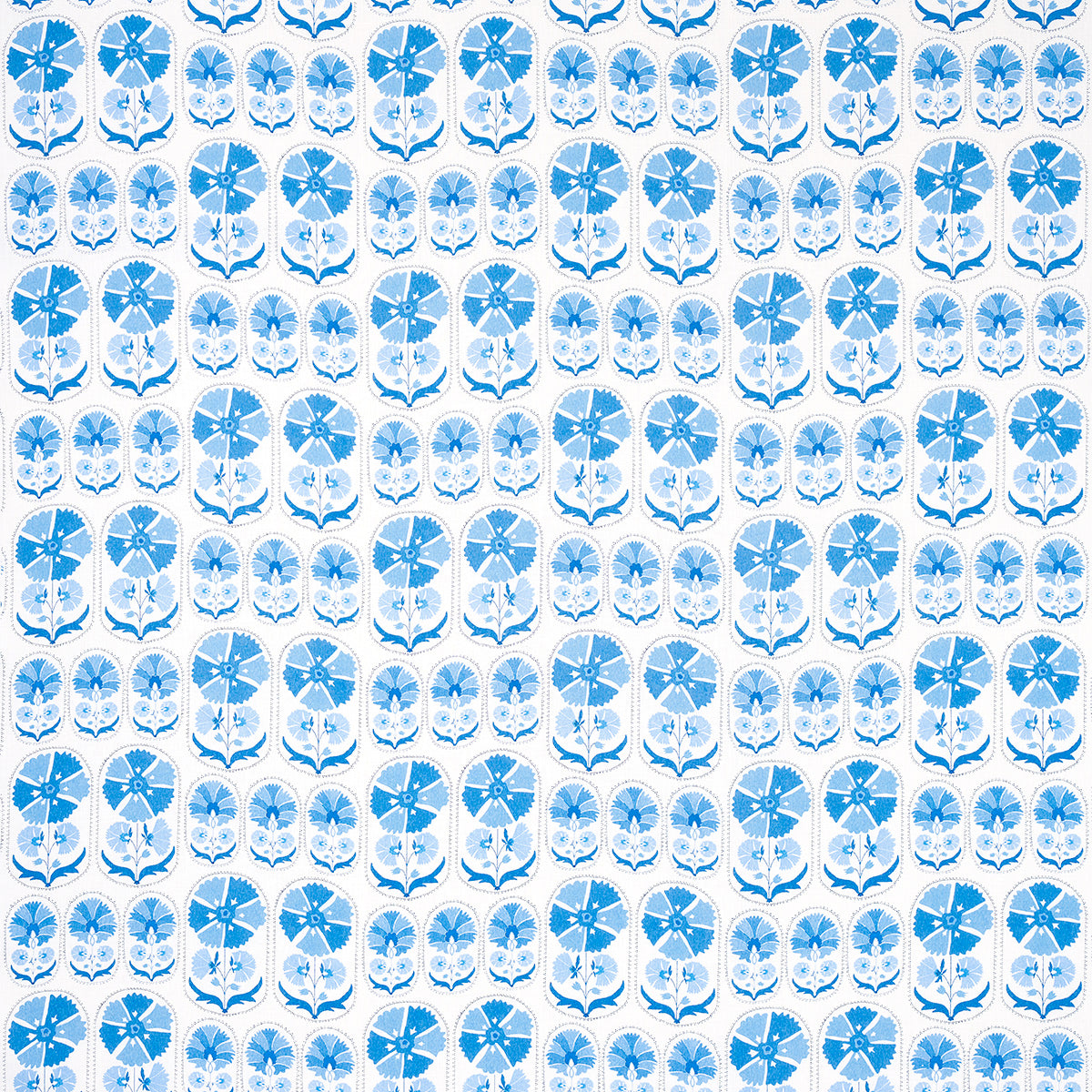 ANJUNA-FLORAL-LINEN-PRINT-PORCELAIN-SCHUMACHER-180481 - Schumacher Fabric