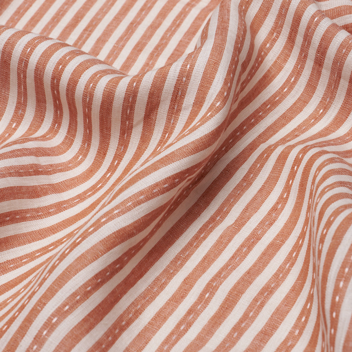 MATHIS-TICKING-STRIPE-SPICE-SCHUMACHER-180595 - Schumacher Fabric