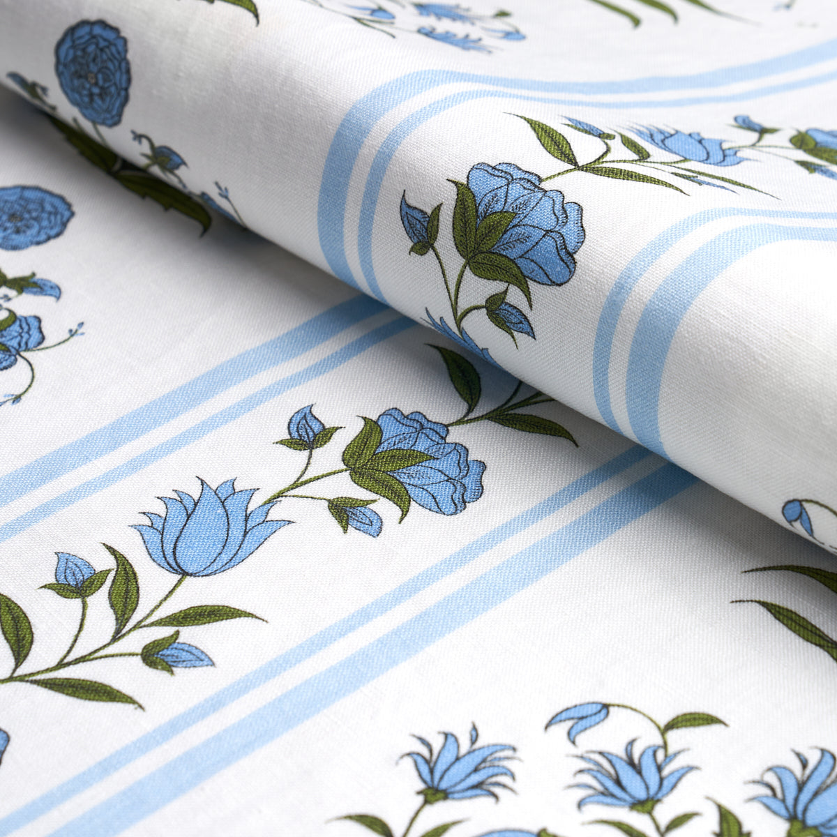 ROYAL-POPPY-STRIPE-SKY-SCHUMACHER-180670 - Schumacher Fabric