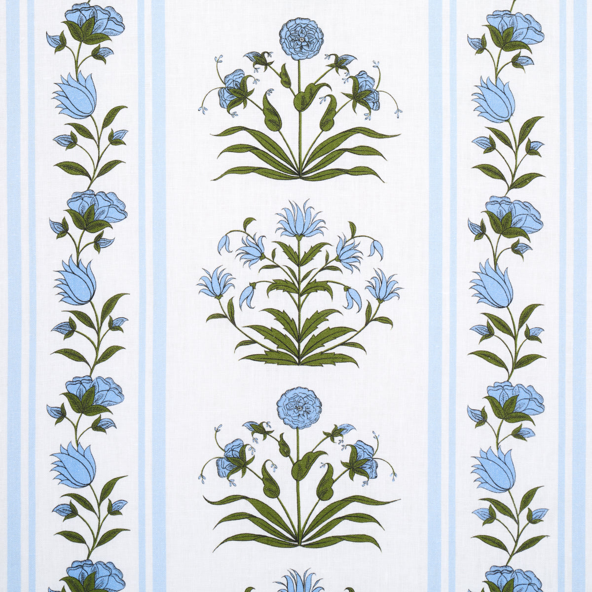 ROYAL-POPPY-STRIPE-SKY-SCHUMACHER-180670 - Schumacher Fabric
