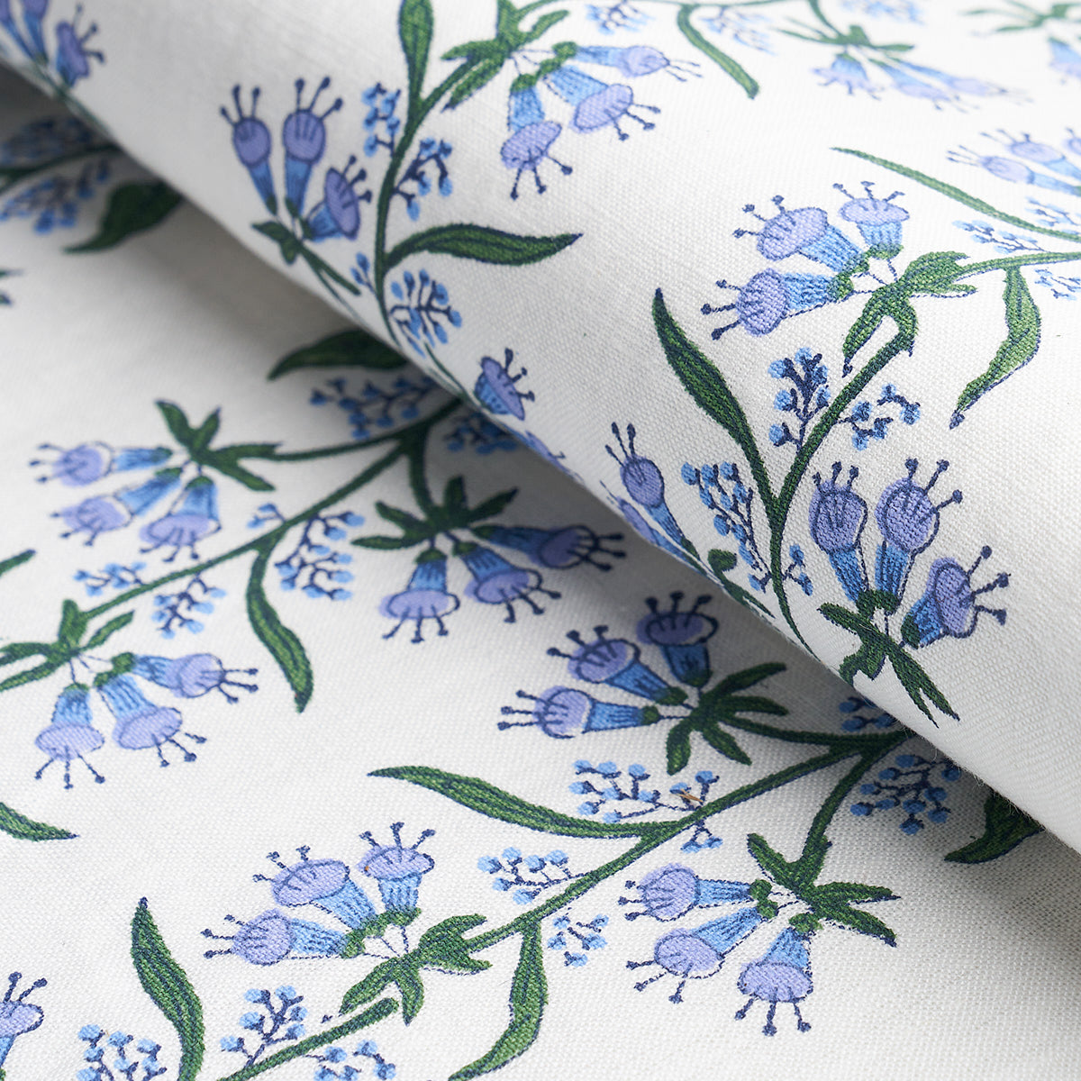 HIMALAYA-HAND-BLOCK-PRINT-LILAC-SCHUMACHER-180691 - Schumacher Fabric