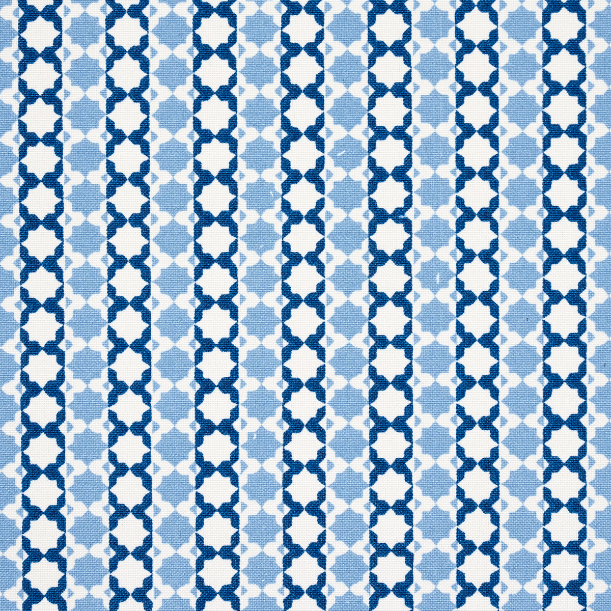 Posy Indoor/Outdoor - Indigo - Schumacher 180750 Fabric - Schumacher Fabric