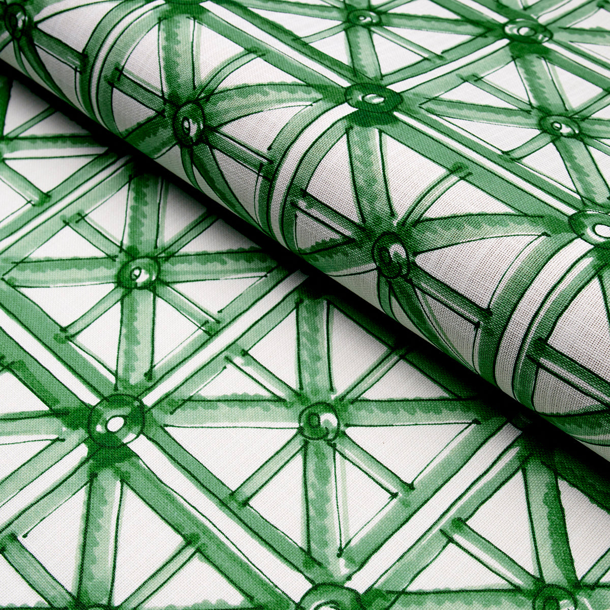 PORTAIL-FRANCAIS-INDOOR-OUTDOOR-EMERALD-SCHUMACHER-180771 - Schumacher Fabric
