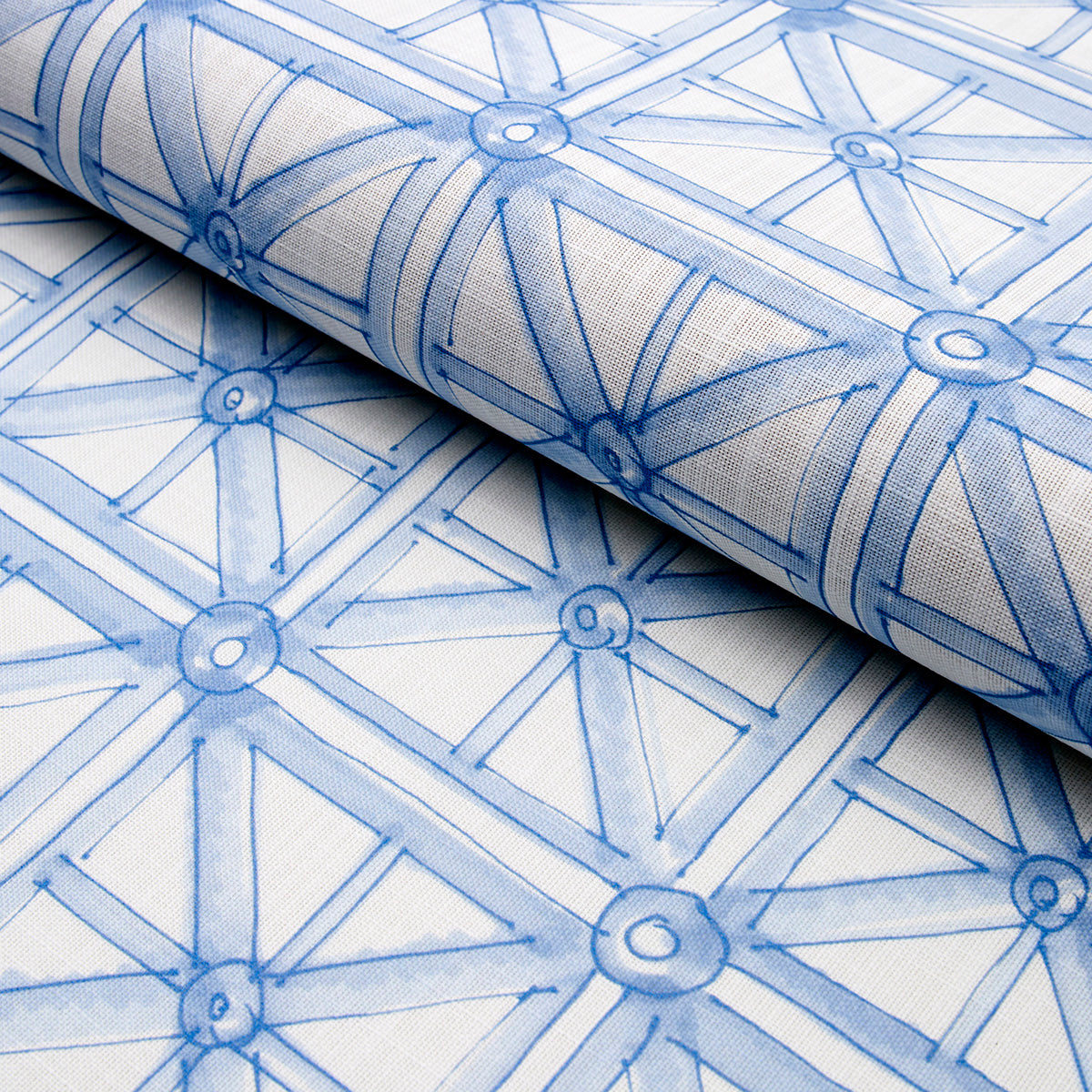 PORTAIL-FRANCAIS-INDOOR-OUTDOOR-SKY-SCHUMACHER-180772 - Schumacher Fabric