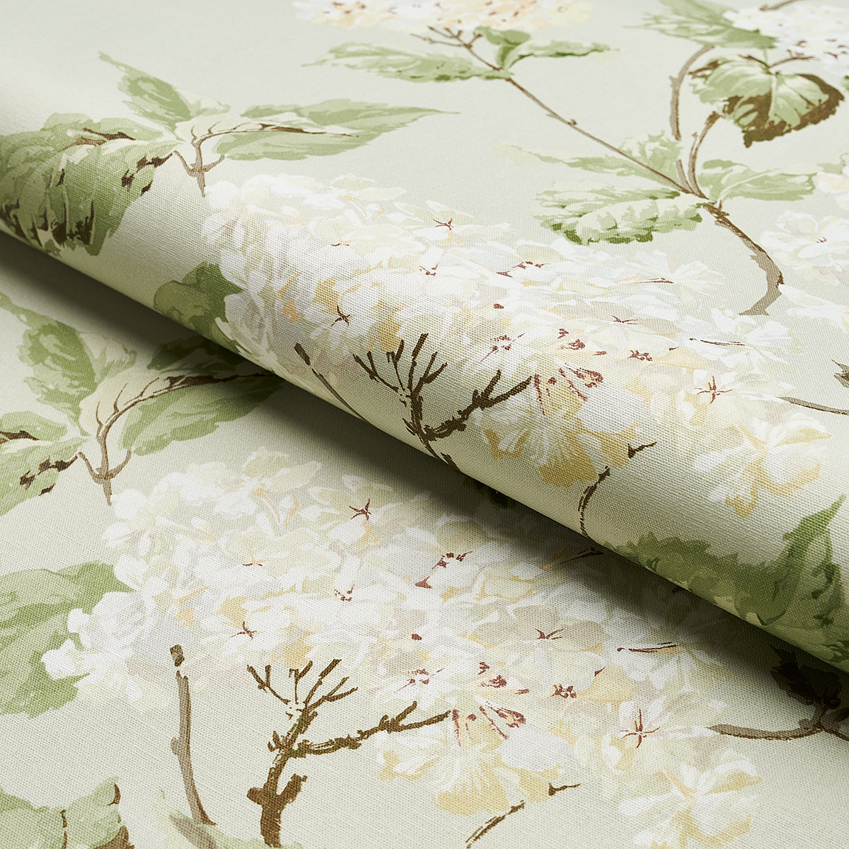 SUMMER-HYDRANGEA-CELADON-SCHUMACHER-180820 - Schumacher Fabric