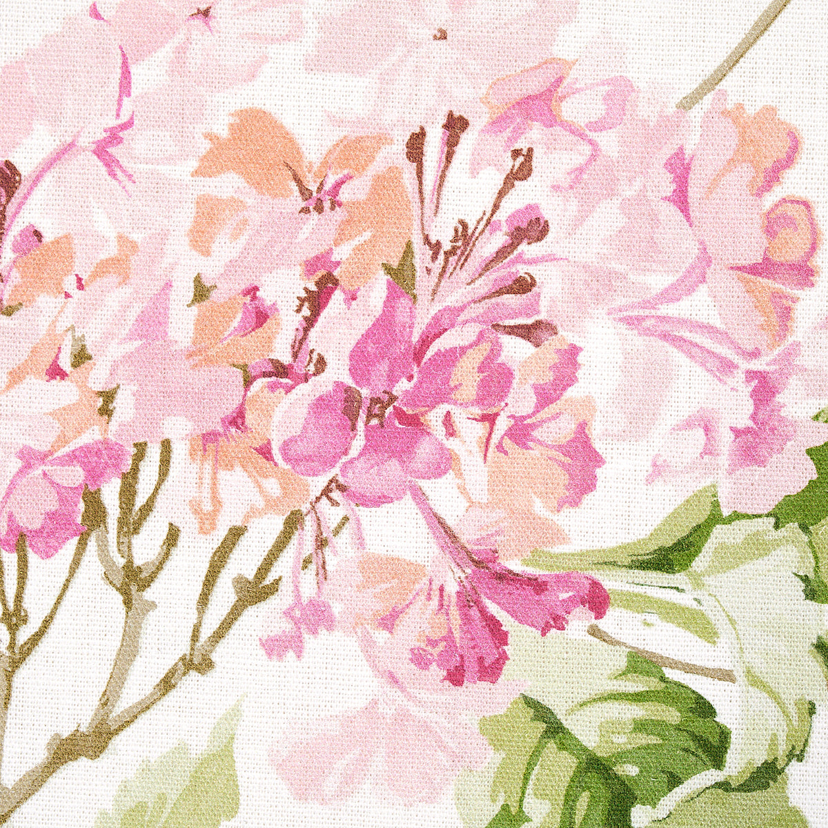 Summer Hydrangea - Blush - Schumacher 180821 Fabric - Schumacher Fabric