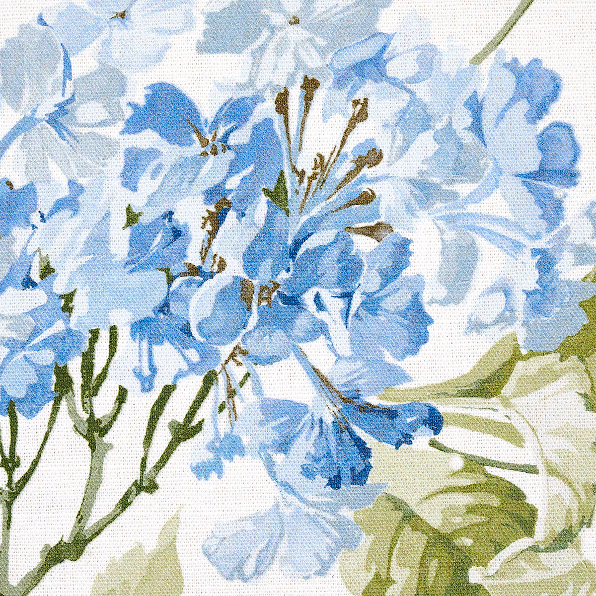SUMMER-HYDRANGEA-BLUE-HYDRANGEA-SCHUMACHER-180822 - Schumacher Tela