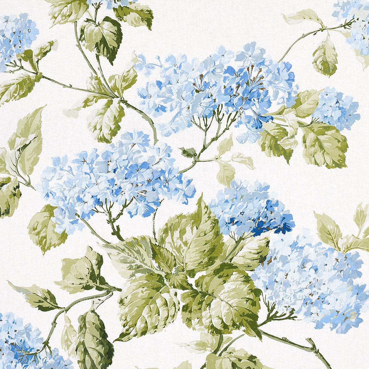 SUMMER-HYDRANGEA-BLUE-HYDRANGEA-SCHUMACHER-180822 - Schumacher Tela