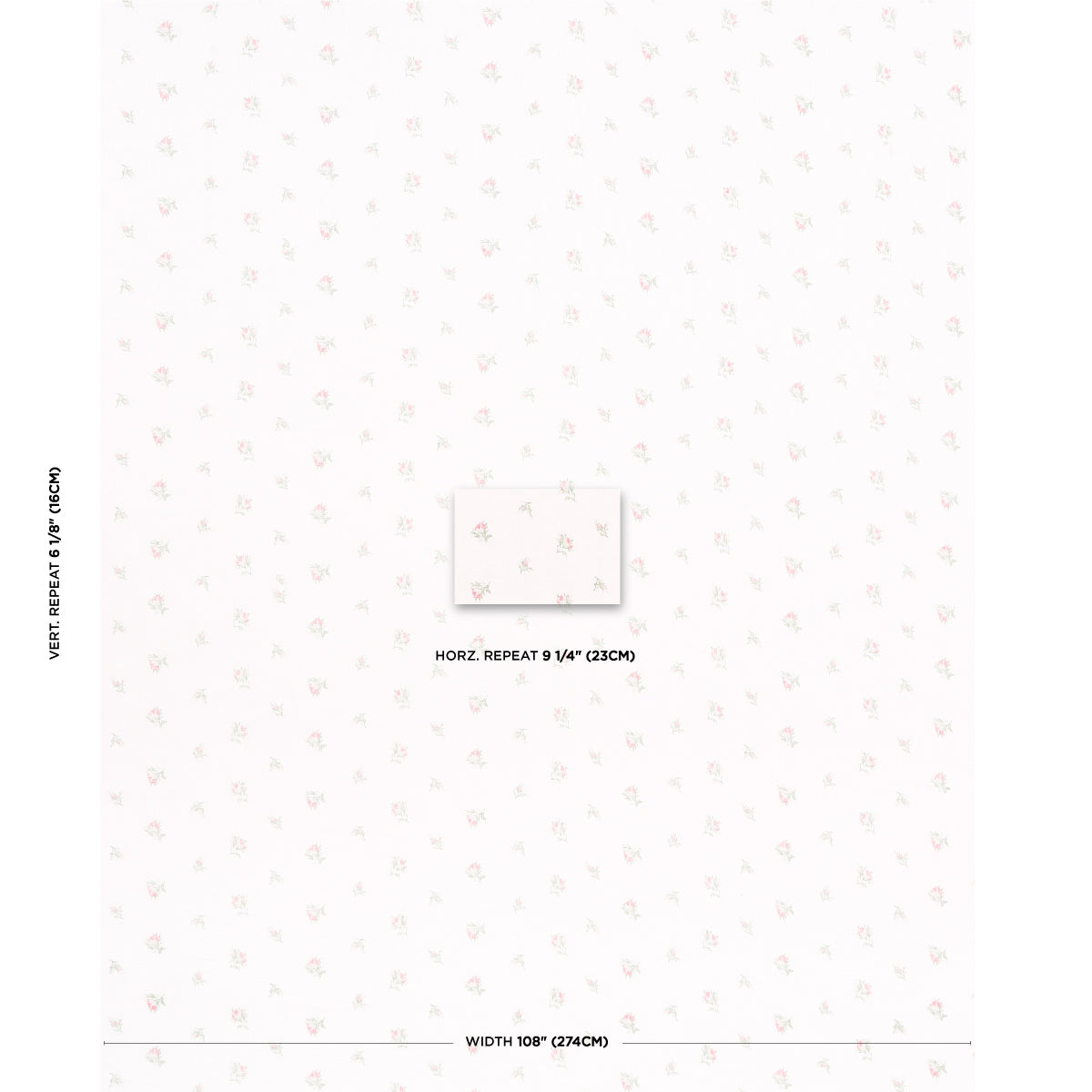 MARGIE-FLORAL-SHEER-ROSE-SCHUMACHER-180830 - Schumacher Fabric