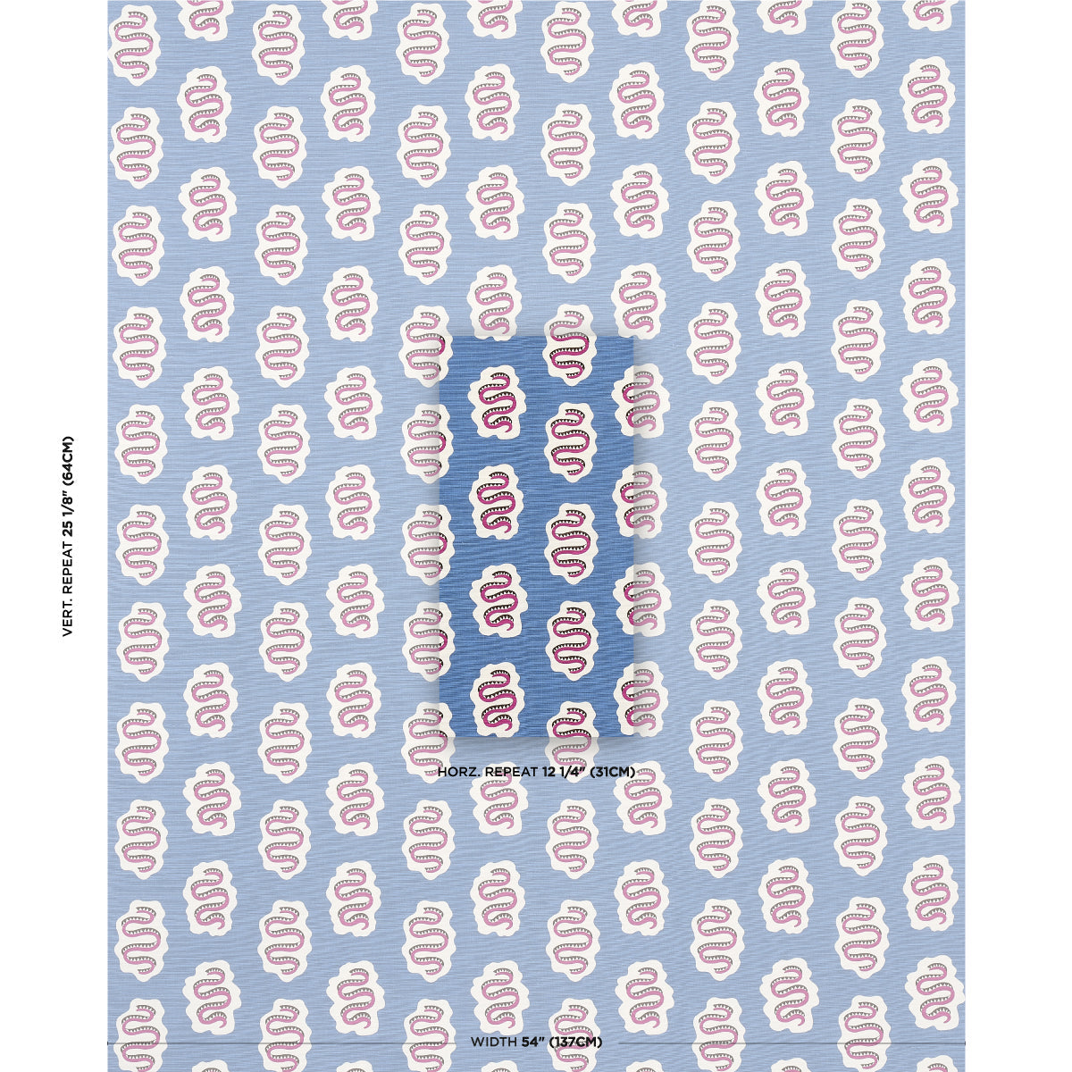 Elsa - Lapis - Schumacher 180863 Fabric - Schumacher Fabric