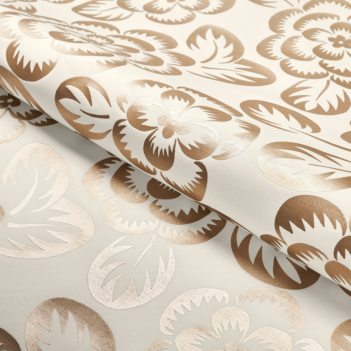 ANGELICA-FLORAL-CHAMPAGNE-IVORY-SCHUMACHER-180870 - Schumacher Fabric