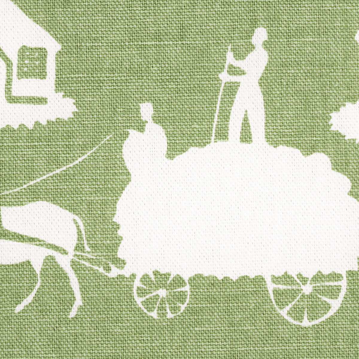FARM-SCENE-GREEN-SCHUMACHER-180880 - Schumacher Fabric