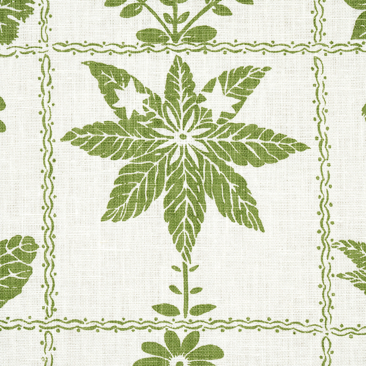 GEORGIA-WILDFLOWERS-LEAF-SCHUMACHER-180890 - Schumacher Fabric
