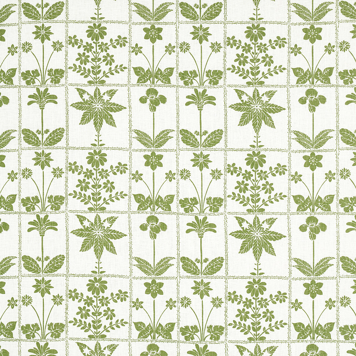 GEORGIA-WILDFLOWERS-LEAF-SCHUMACHER-180890 - Schumacher Fabric