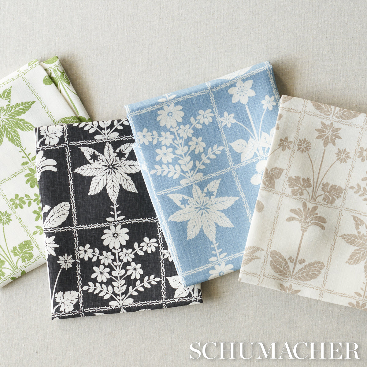 GEORGIA-WILDFLOWERS-NEUTRAL-SCHUMACHER-180891 - Schumacher Fabric