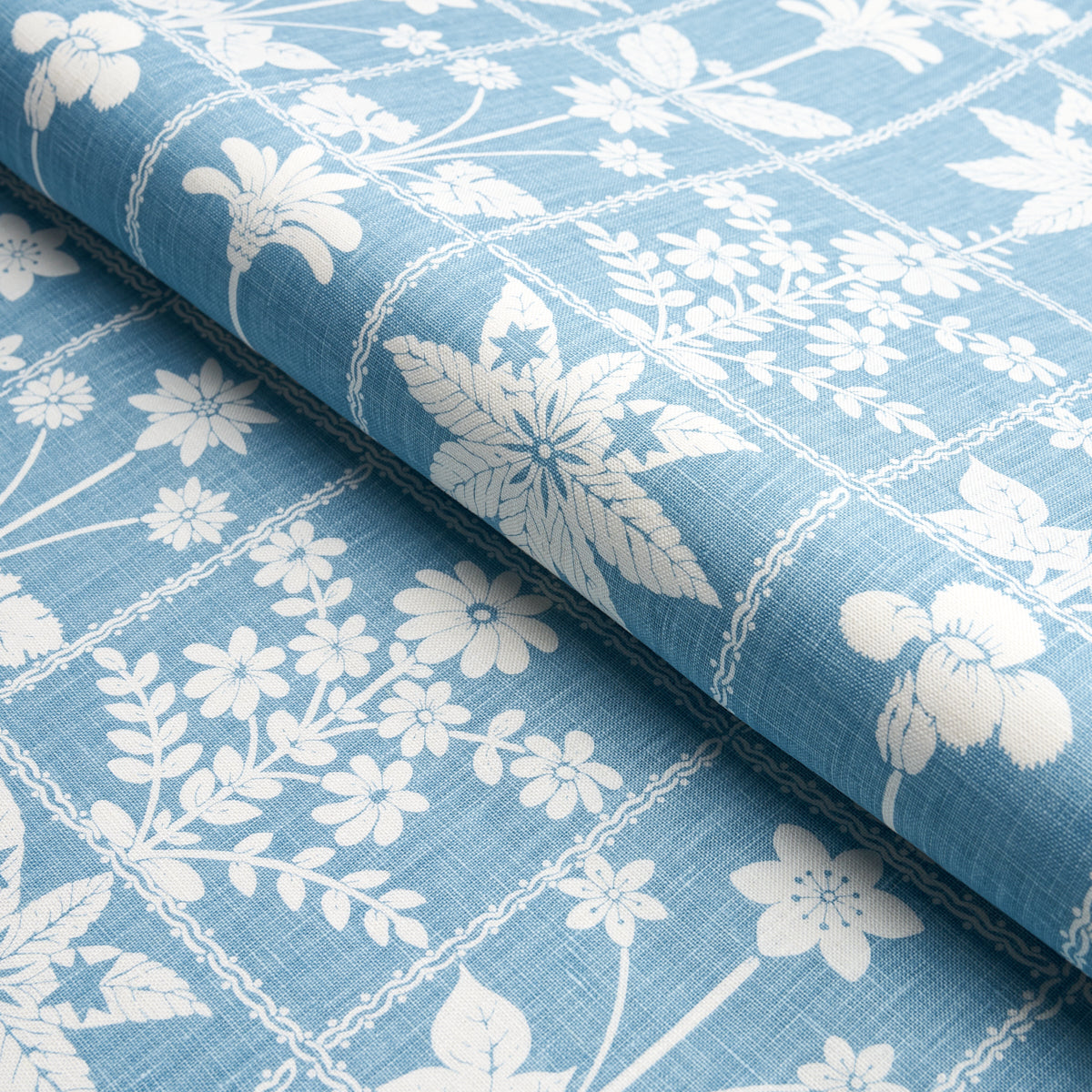 GEORGIA-WILDFLOWERS-BLUE-SCHUMACHER-180892 - Schumacher Fabric