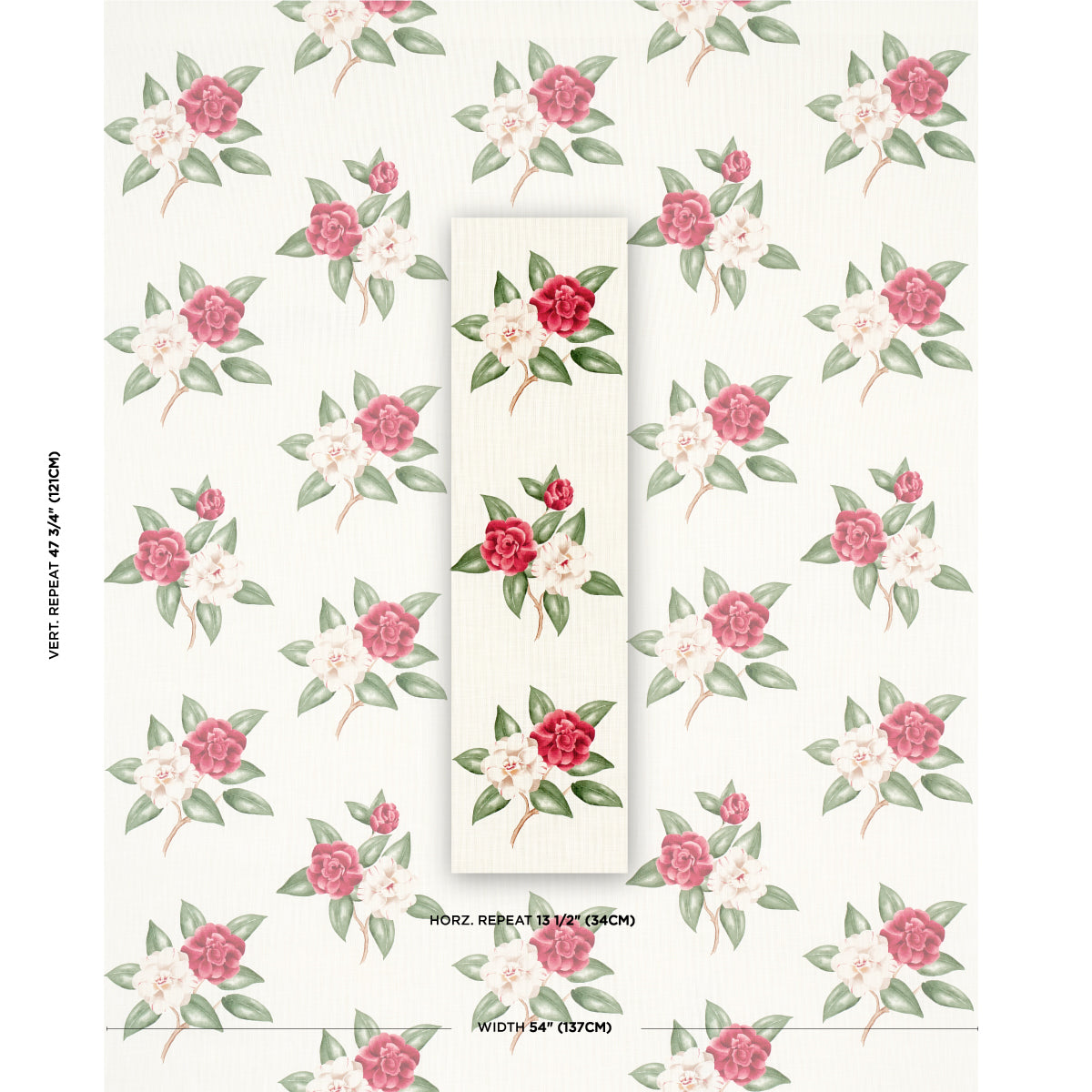 CASABLANCA-FLORAL-INDOOR-OUTDOOR-GARNET-SCHUMACHER-180910 - Schumacher Fabric