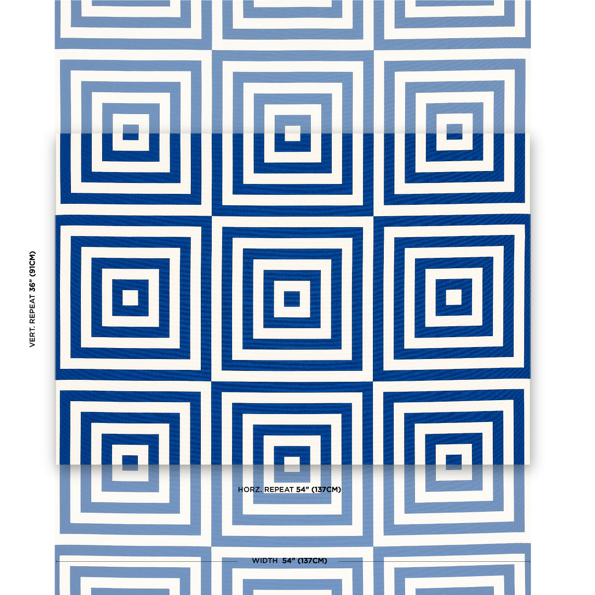ROXBURY-INDOOR-OUTDOOR-NAVY-SCHUMACHER-180920 - Schumacher Fabric