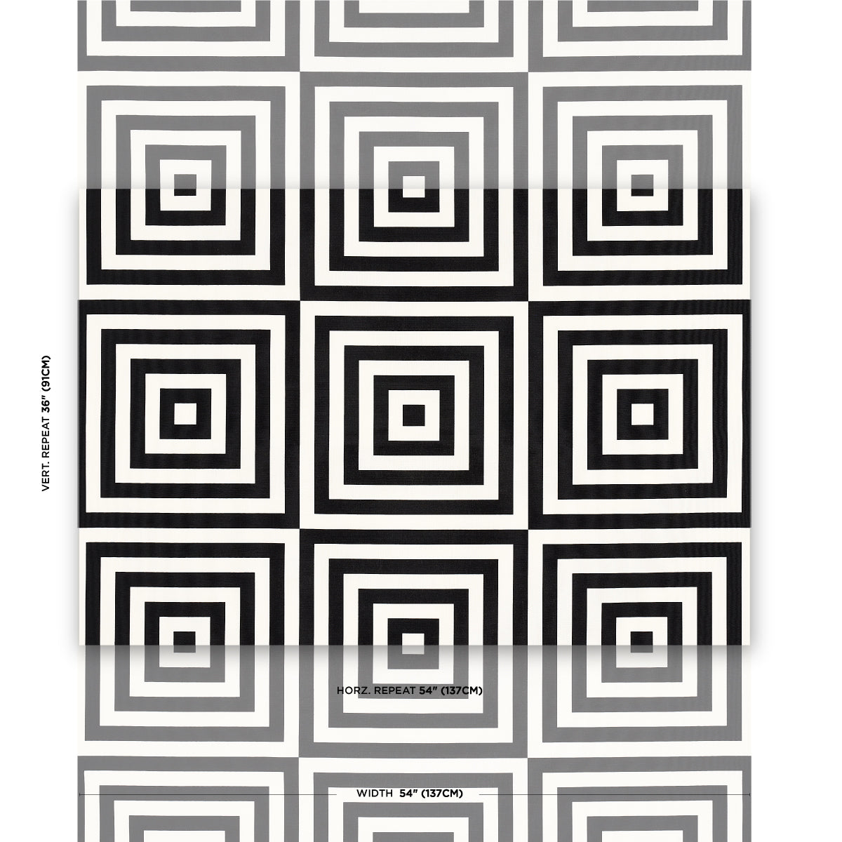 ROXBURY-INDOOR-OUTDOOR-BLACK-SCHUMACHER-180921 - Schumacher Fabric