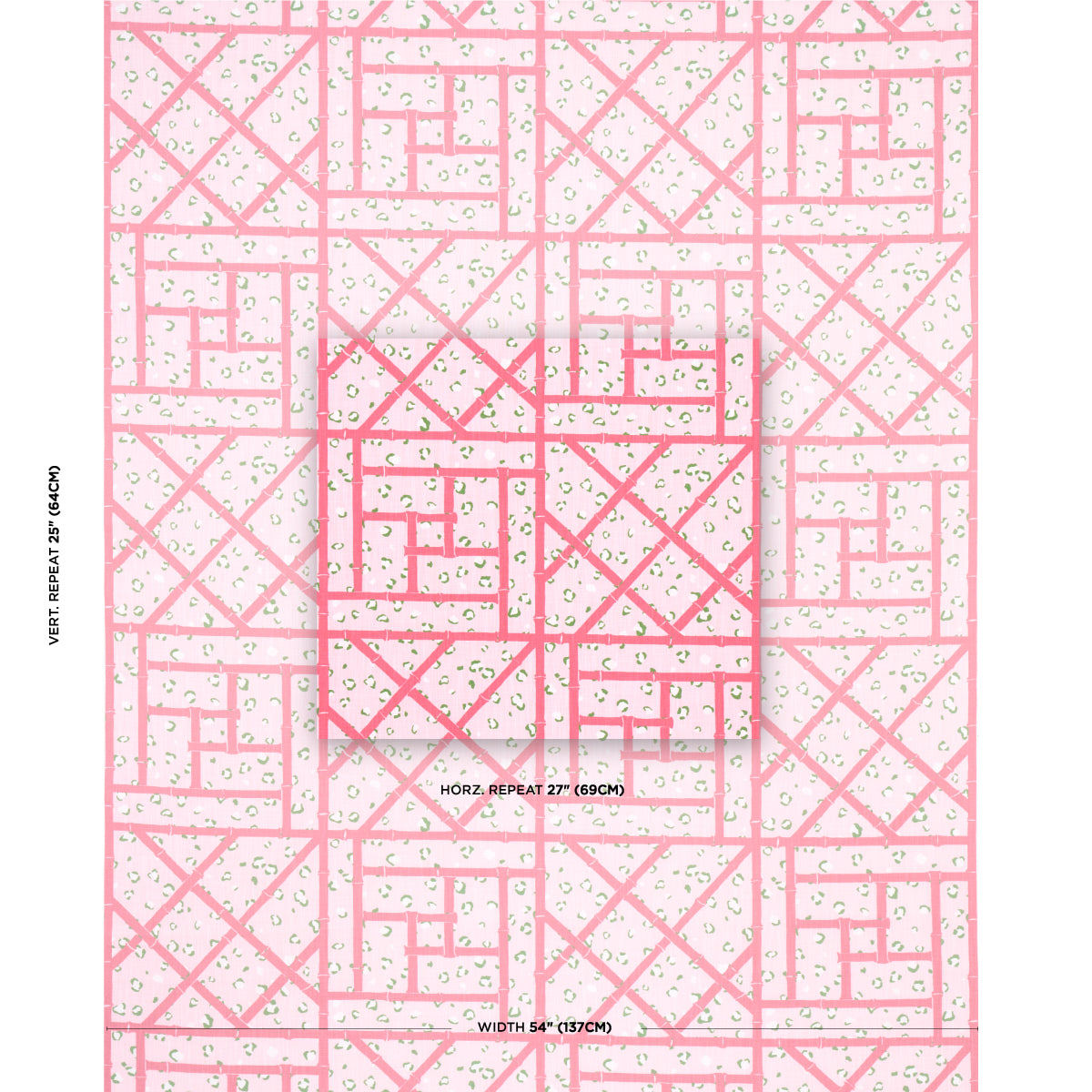 FANCY-BEAST-INDOOR-OUTDOOR-PALM-BEACH-PINK-SCHUMACHER-180953 - Schumacher Fabric