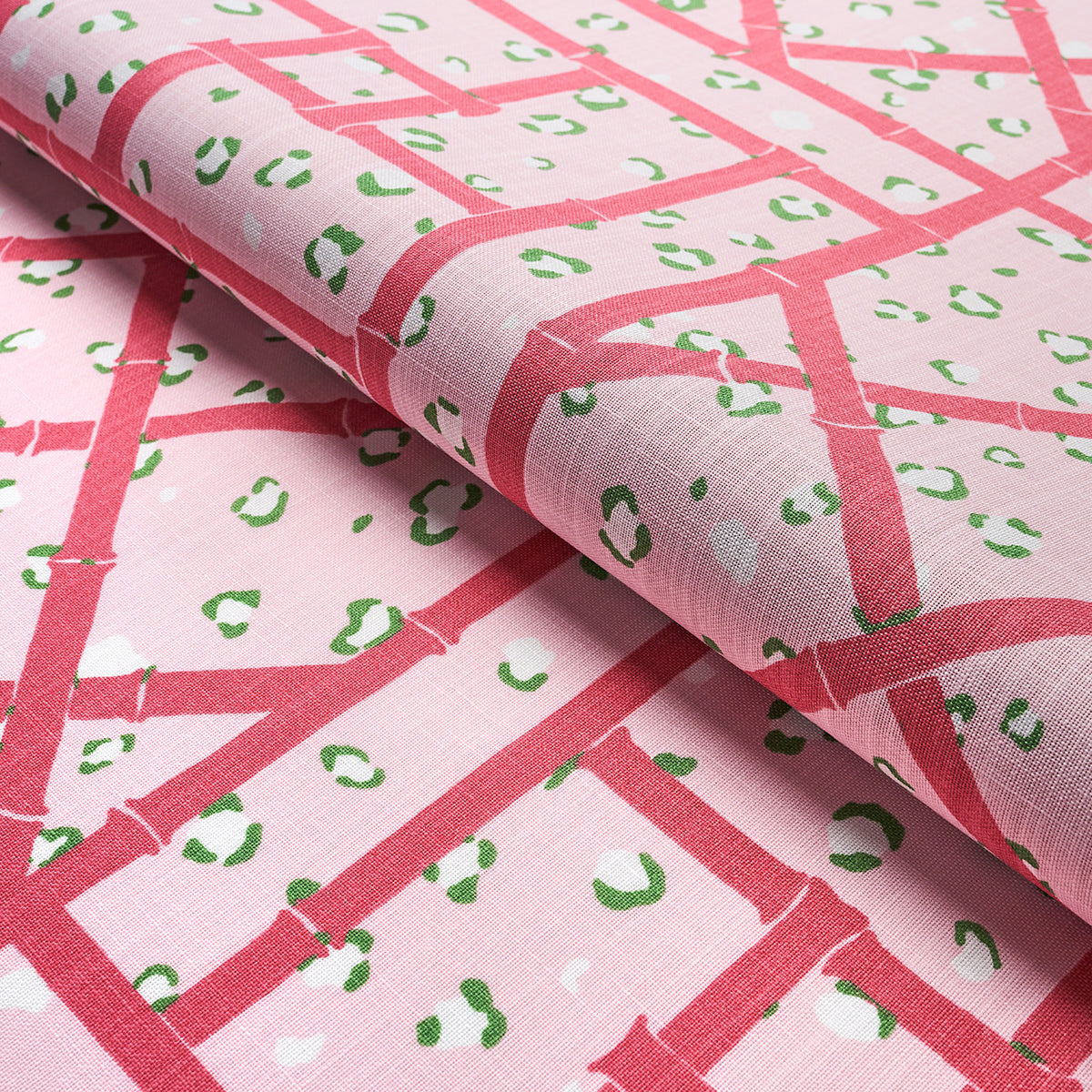 FANCY-BEAST-INDOOR-OUTDOOR-PALM-BEACH-PINK-SCHUMACHER-180953 - Schumacher Fabric