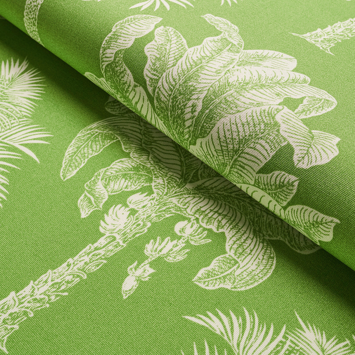 GRAND-PALMS-INDOOR-OUTDOOR-GREEN-SCHUMACHER-180960 - Schumacher Fabric
