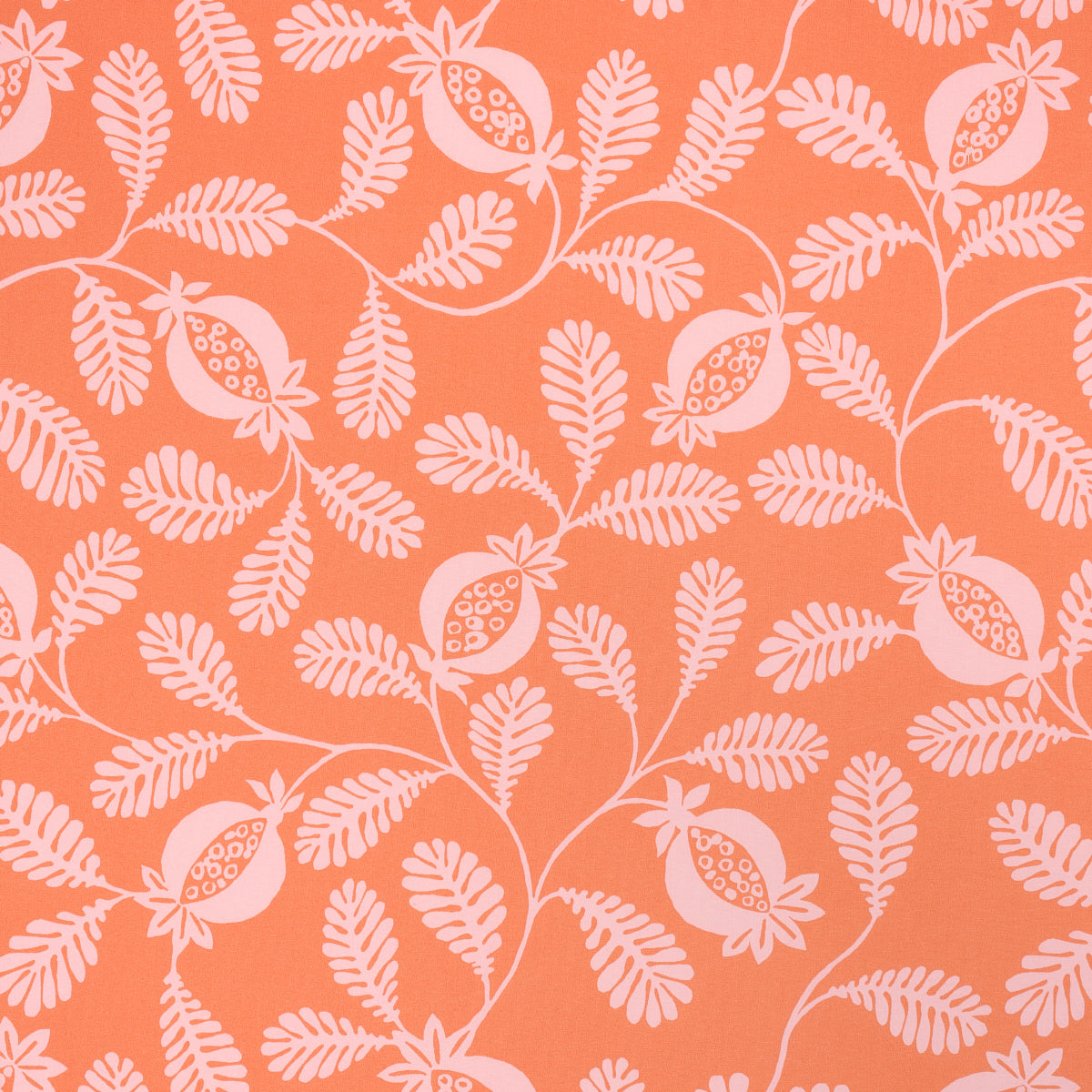 Lanzadera Vine Indoor/Outdoor - Melon - Schumacher 180992 Fabric - Schumacher Fabric