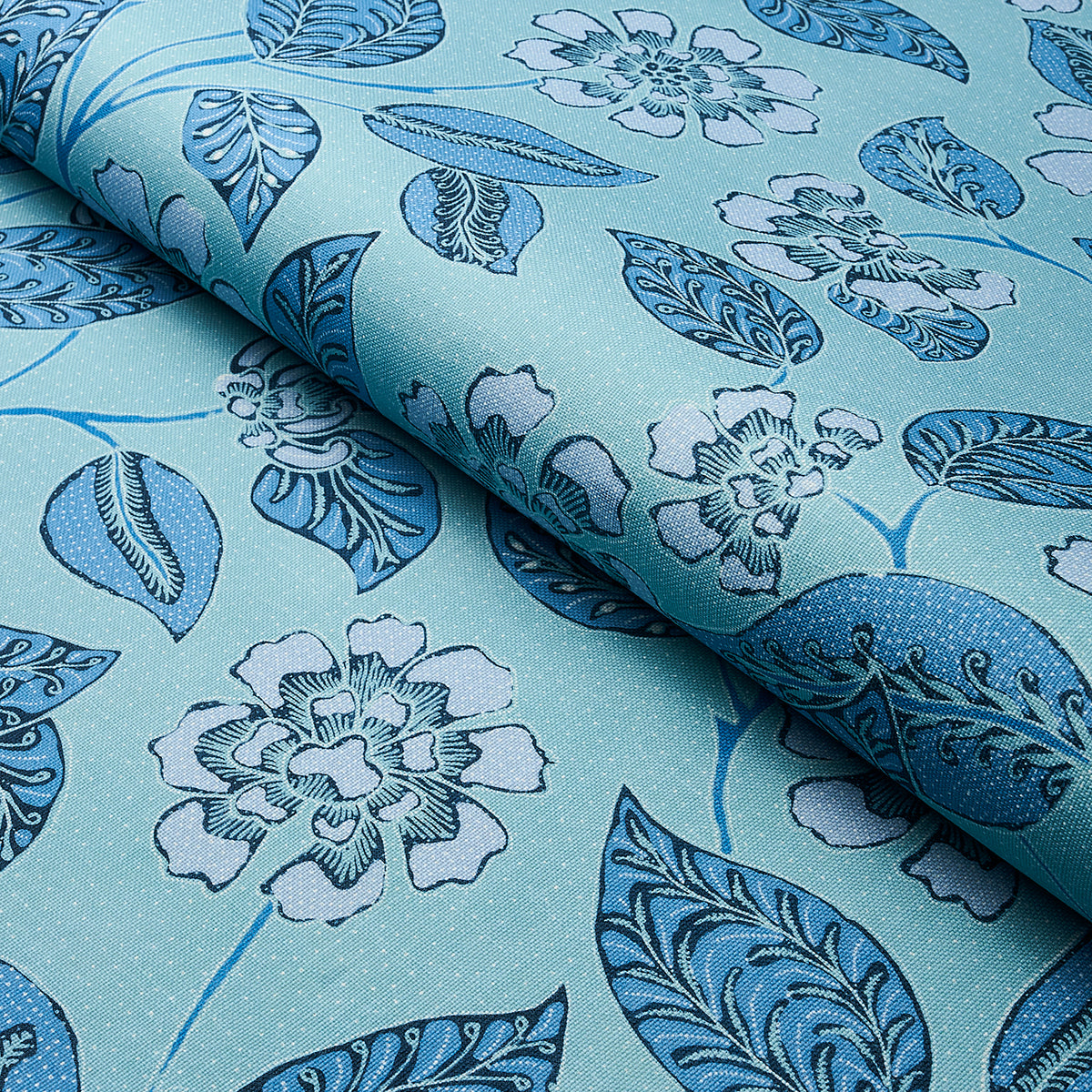 KAVA-CAY-INDOOR-OUTDOOR-BLUES-SCHUMACHER-181001 - Schumacher Fabric